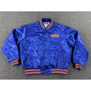 Vintage Cleveland Cavaliers Jacket Mens XL Blue NBA Basketball Satin 90s